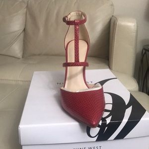 Nine West -T strap heels